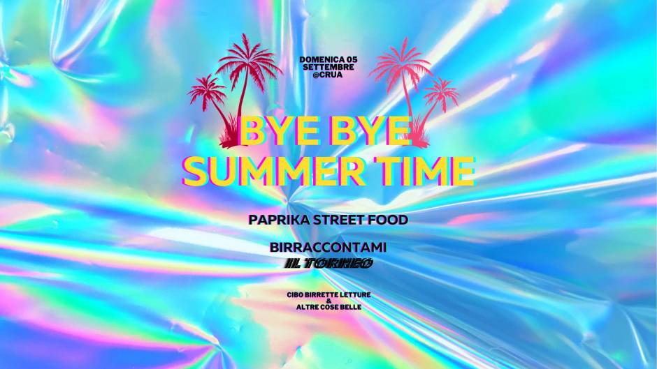 Bye bye Summer Time da Crua - Craft Beer Bar