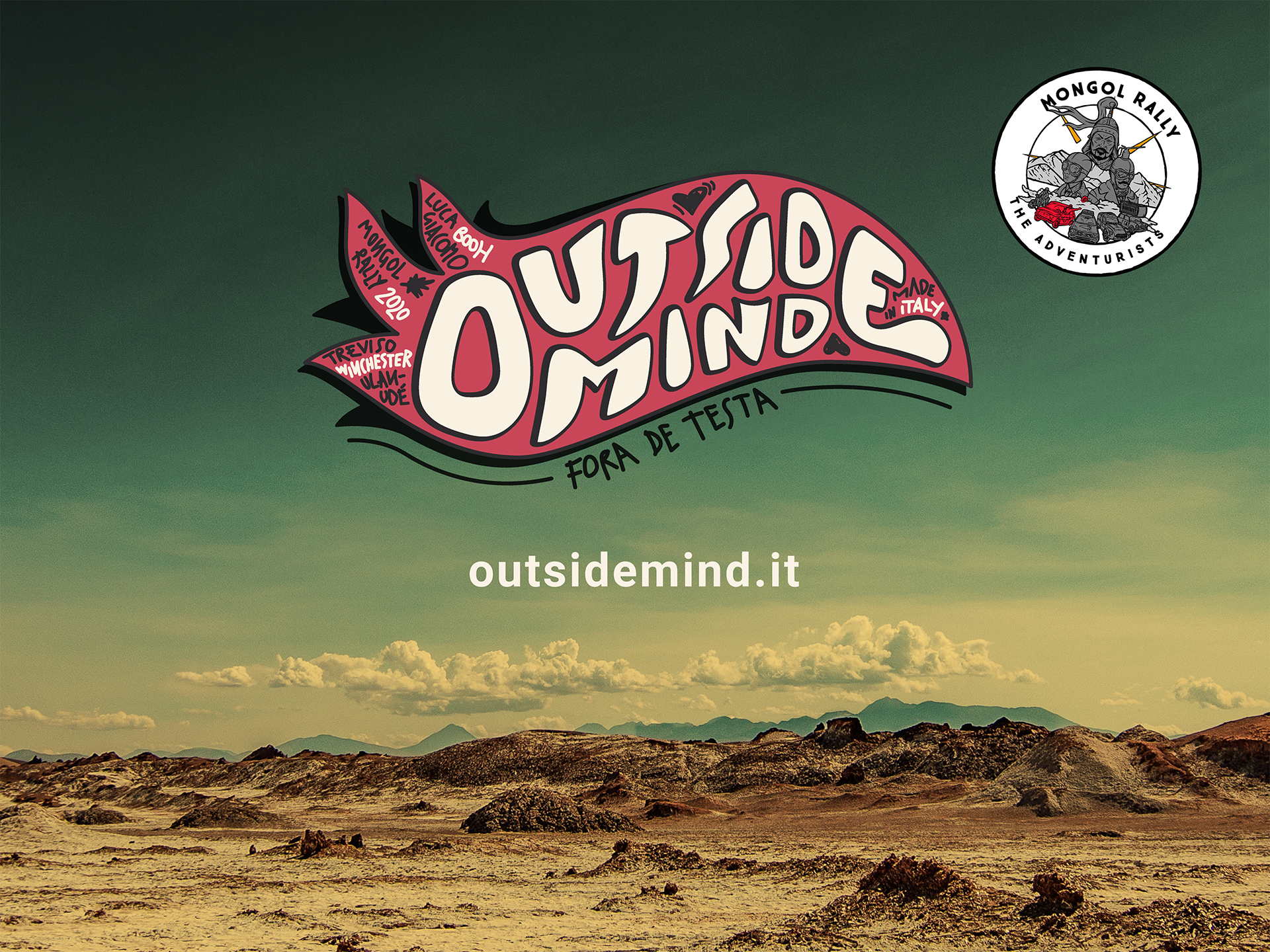 Outside Mind Mongol Rally banner